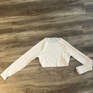 Gymshark cropped long sleeve top